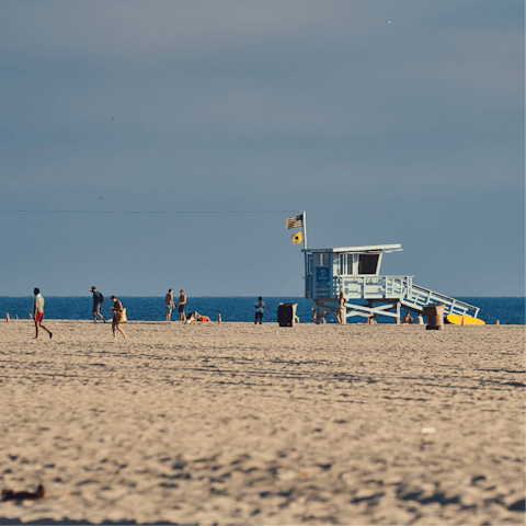 Hit the iconic sandy Cali beaches