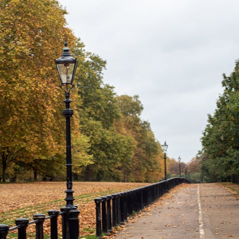 Stay in bustling Bayswater, just across the street from Hyde Park
