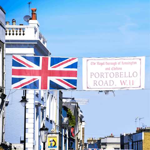 Discover London's famous Portobello Road – on your doorstep