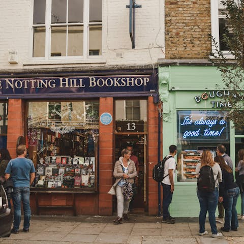 Browse boutiques in Notting Hill, one mile away