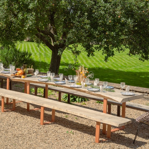 Enjoy a delicious meal alfresco-style