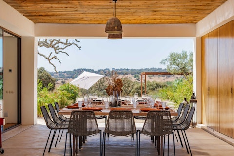 Host a long lunch on the terrace with rolling countryside views