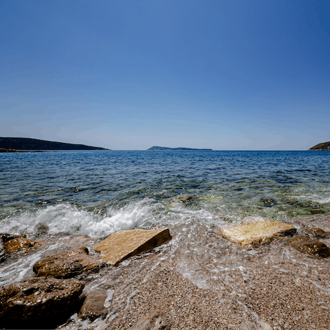 Spend a day at Duboka Kruščica beach – it's three minutes away by car