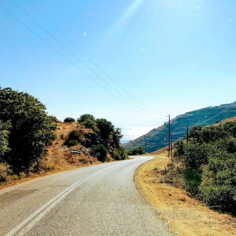 Take a scenic drive to the beach, two-minutes away