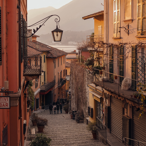 Head into postcard-pretty Bellagio for dinner out