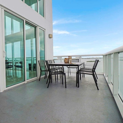 Plan your day over breakfast on the balcony