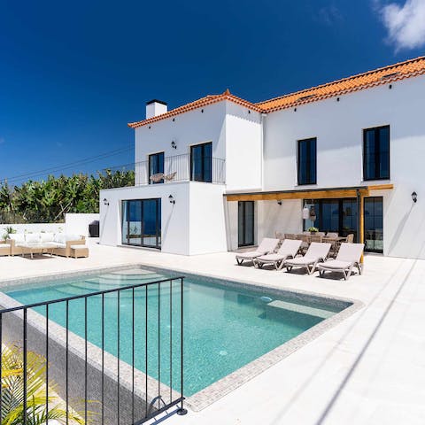 Feel a wonderful state of relaxation whilst lounging by the pool