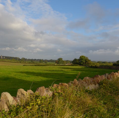Get out and admire the countryside views