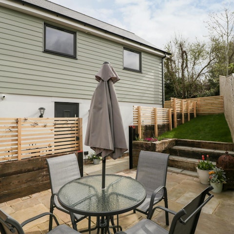 Relax in the garden with a glass of cider