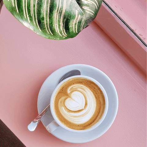 Head to a local cafe and make a plan for your day