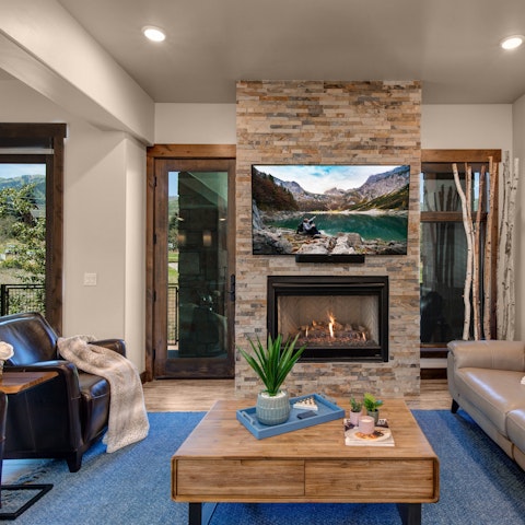 Curl up beside the fire for a cosy film night