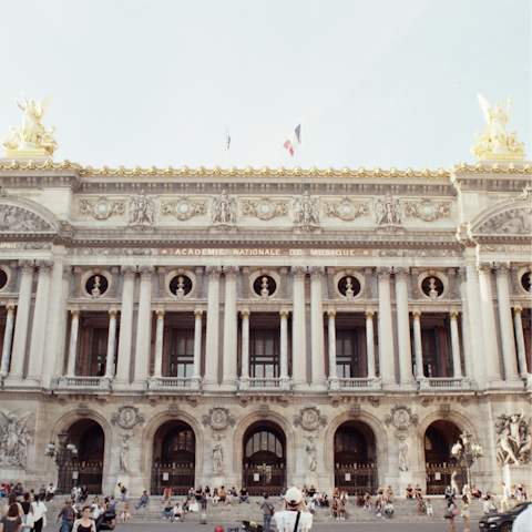 Stay a short walk from the iconic Palais Garnier