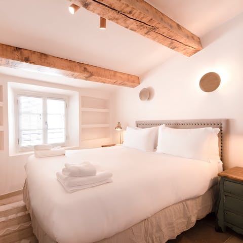 Look forward to drifting off into a deep sleep in the comfortable beds