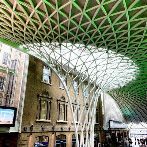 Stay near King's Cross for easy travel in and out of London