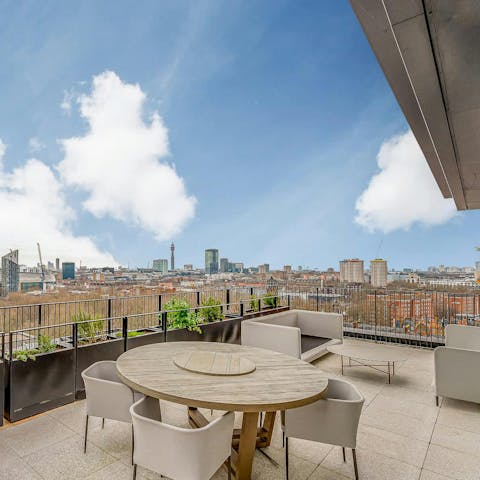 Enjoy the perks of an aparthotel – like the roof terrace