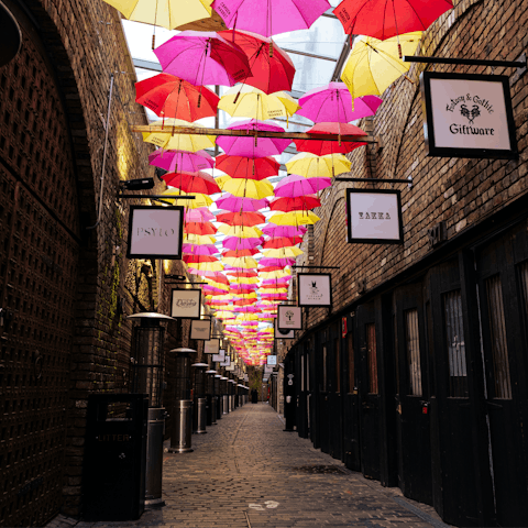 Stroll to Camden Market for unique souvenirs