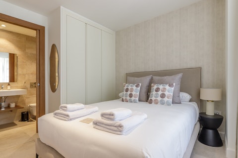 Look forward to a lie-in in the comfortable bed