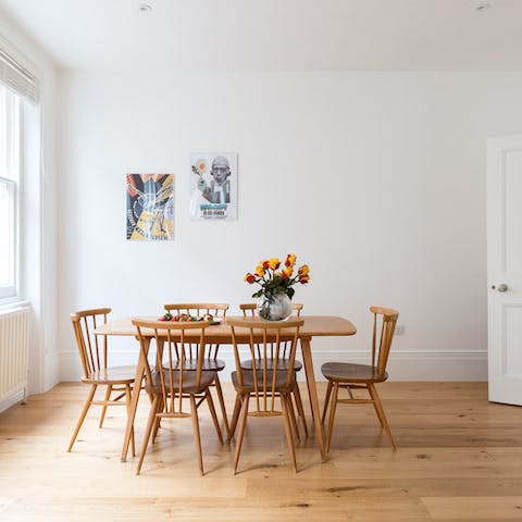 Gather friends together for a dinner