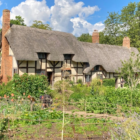 Discover historic gems in Stratford-upon-Avon, a twenty-minute drive away