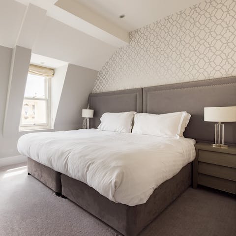 Sleep soundly in your superior quality bed