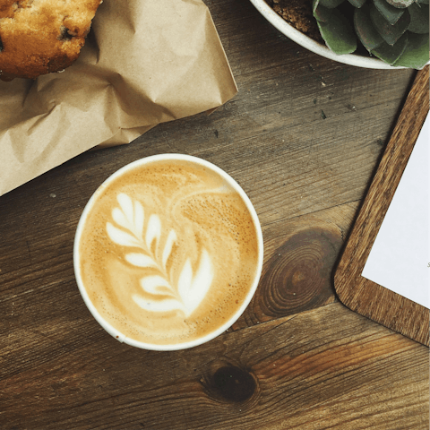 Stroll to a local cafe for a morning sweet treat