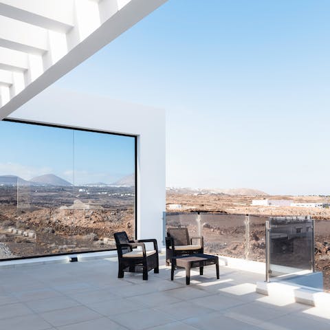 Stargaze on the terrace