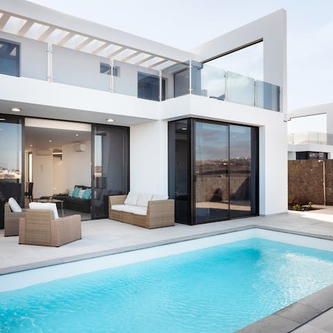 Enjoy a barbecue by the pool