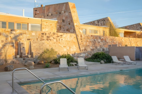 Make a beeline for the communal pool