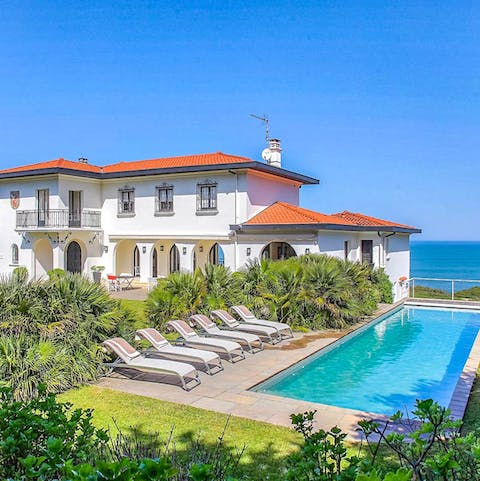 Slip into your swimwear and take a refreshing dip in the heated swimming pool