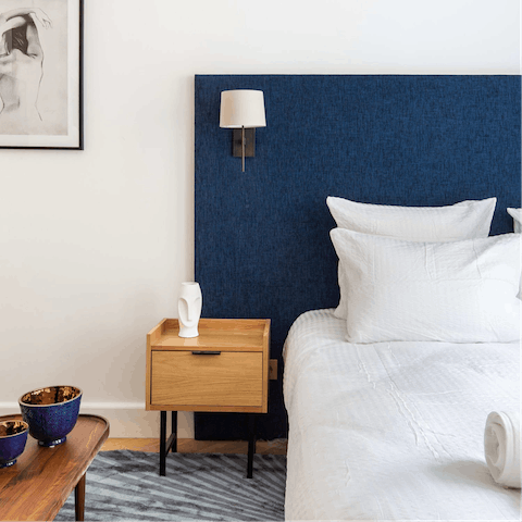 Wake up in the comfortable bed feeling rested and ready for another day of Paris sightseeing