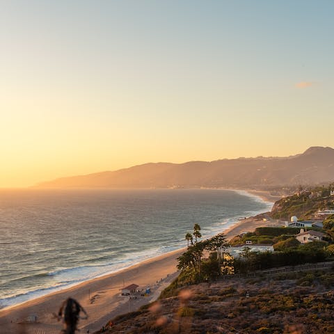 Immerse yourself in the beachfront splendour of Malibu