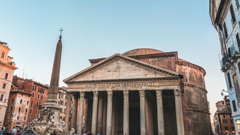Step inside the Pantheon, Rome's perfectly preserved ancient temple, a twenty-one-minute walk