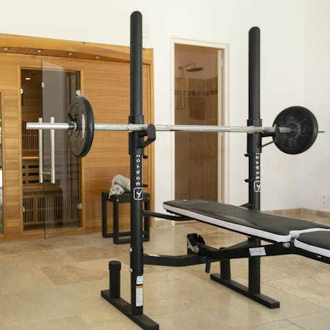 Keep on top of your fitness routine with use of the home gym