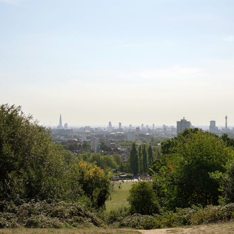 Take a quick Tube ride to nearby Hampstead Heath