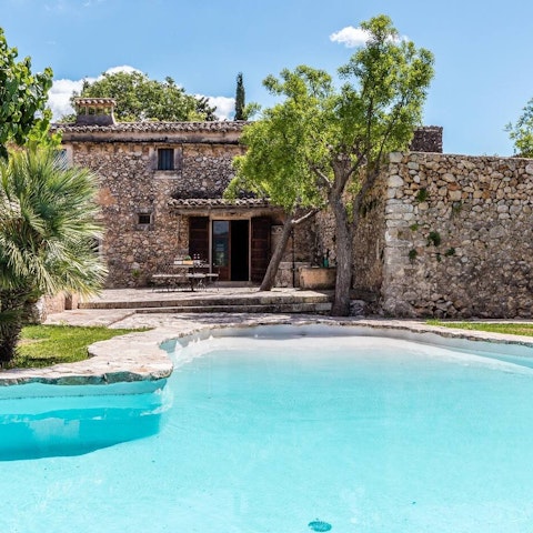 Spend your days jumping into the gorgeous pool and enjoying the tranquillity