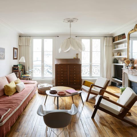 Spend cosy evenings at home or wander to a local restaurant