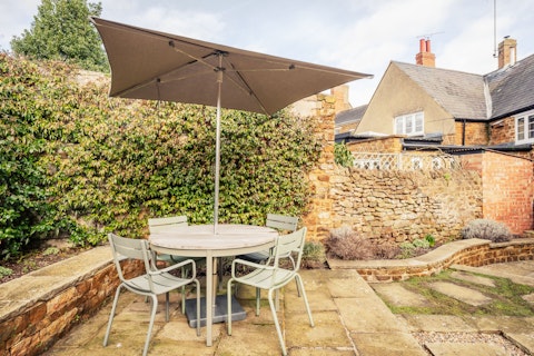 Gather on the York stone terrace for alfresco tipples
