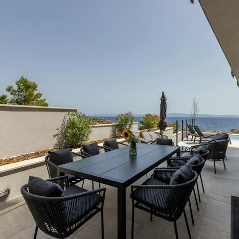 Dig into ćevapčići fresh off the brick barbecue