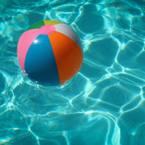 Spend relaxing afternoons in the private swimming pool