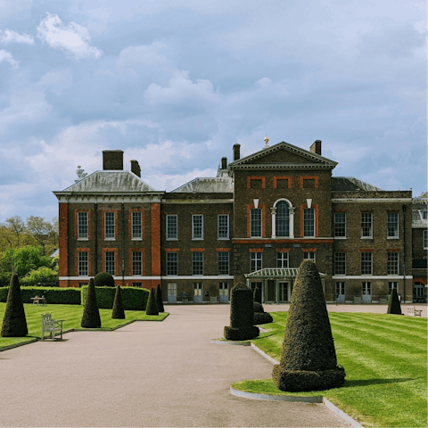 Begin your stay with a magical stroll through Kensington Gardens