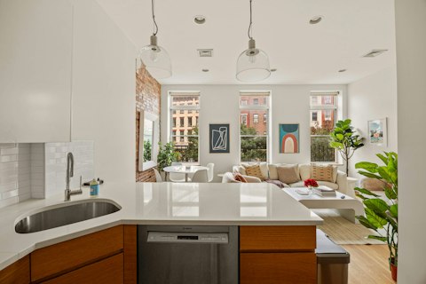 Cook and socialise across the open living space
