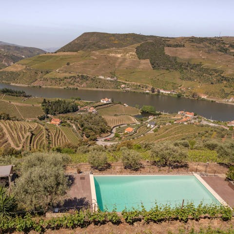 Take in the amazing River Douro views from the pool and balconies