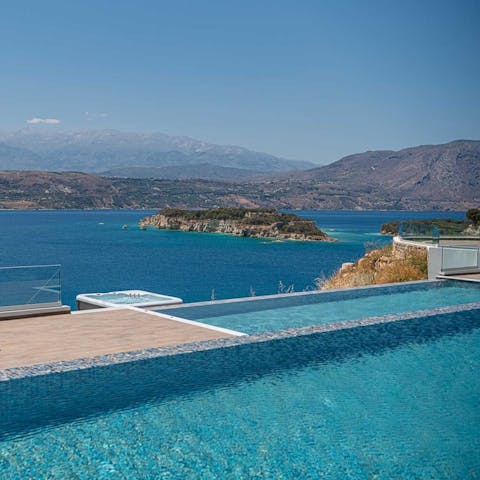Soak up panoramic ocean views from the pool