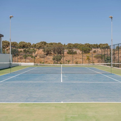 Work up a sweat on the tennis court