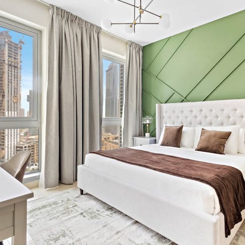 Wake up to dreamy Downtown Dubai views