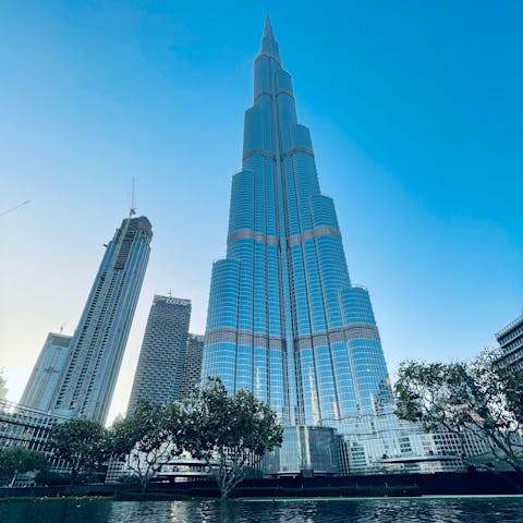 Make the most of your incredible location within walking distance of Dubai's unbeatable Burj Khalifa