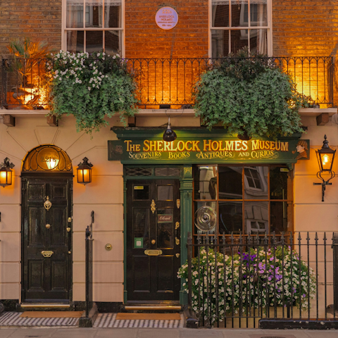 Wander around The Sherlock Holmes Museum, just a short walk away
