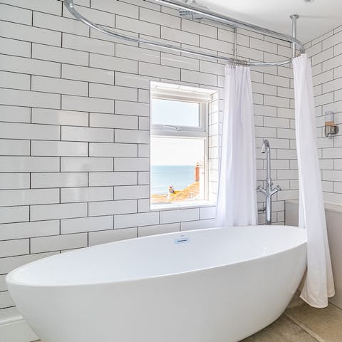 Fill the bath with bubbles and enjoy a long, revitalising soak