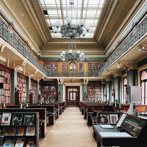 Pay a visit to the V&A Museum, just thirteen minutes away on foot