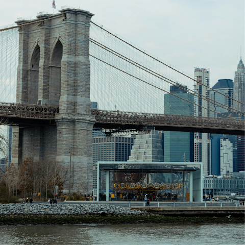 Enjoy a short stroll to Brooklyn Bridge Park
